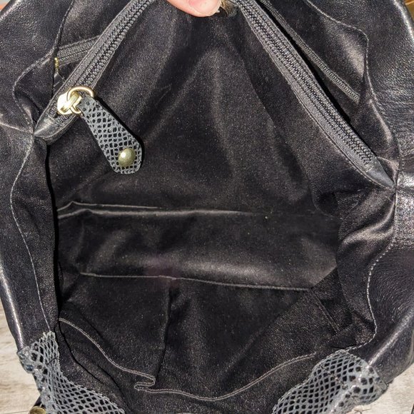 SOLD Coach Ashley Convertible Leather/Snakeskin Satchel/Shoulder Bag - Picture 8 of 8